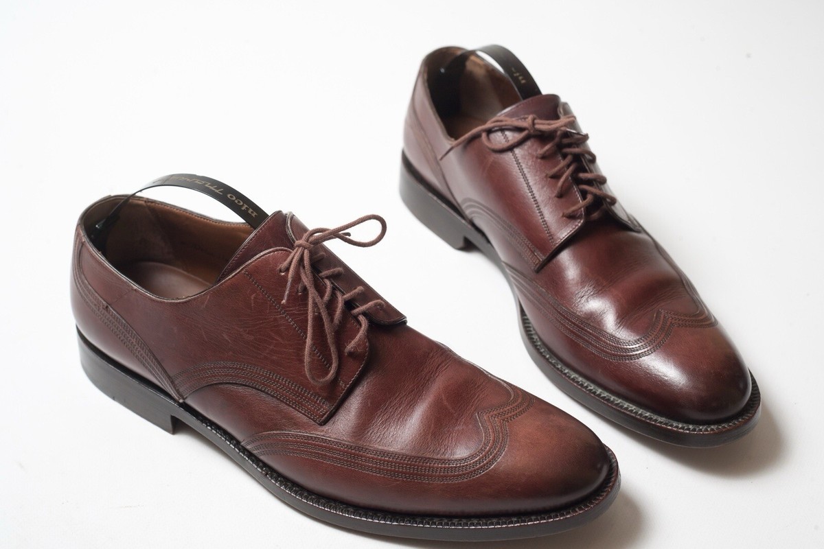 BALLY Scribe Mens Brown Leather Formal Shoes Size UK 10 / US  display picture 2