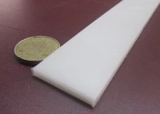 Hdpe White Bar 3/16" (.188") Thick x 1.25" Wide x 36" Long, 6 Pcs, 18 Ft Total