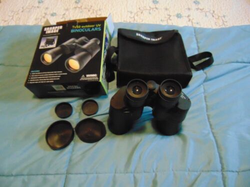 Sharper Image Black 7x50 Outdoor UV Binoculars - Picture 3 of 6