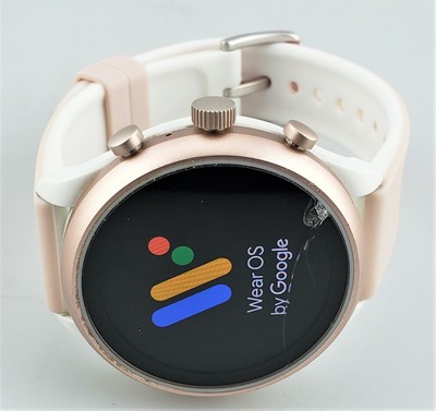 Fossil DW9F1 Sport 41mm Bluetooth Smartwatch w/ Band FTW6022 Blush Cracked  Fair | eBay