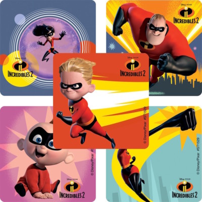 25 disney pixar incredibles 2 stickers party favors teacher supply ebay