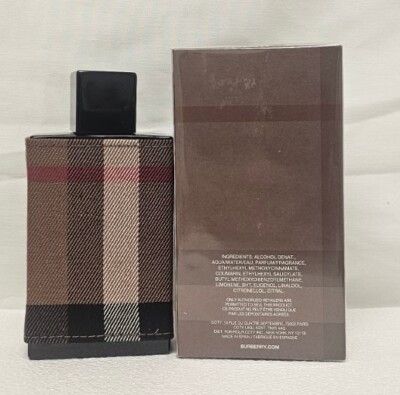Burberry London Fabric 100ML 3.3. Oz Eau de Toilette Spray for Men