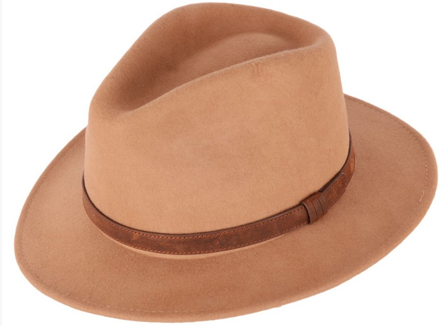Crushable Felt Fedora Hat Mens Womens 
