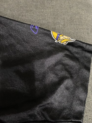 Reebok Minnesota Vikings #4 Brett Favre Football Jersey Yth Sz Large (14-16) Blk - Picture 8 of 12