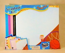 Basketball Scrapbook Page Kit Sports Paper Frames Stickers Die Cuts Journal