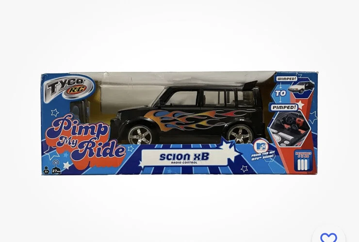 Tyco RC Remote Controlled Pimp My Ride Scion XB Flames R/C Vehicle MTV RARE - Image 2 of 4