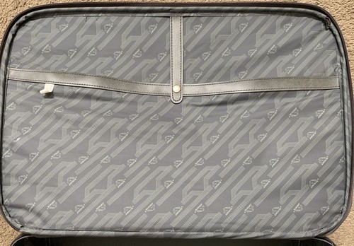 Vintage Jordache Floral Tapestry Carry On Luggage Bag Suit Case 20x13 Shoulder - Picture 7 of 12