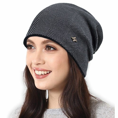 Men's Womens Knit Baggy Beanie Winter Warm Cashmere Hat Ski Slouchy Thick Cap US - Picture 4 of 17