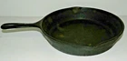 10" VINTAGE CAST IRON WAGNER WARE SIDNEY -O- SKILLET 1058T SITS FLAT