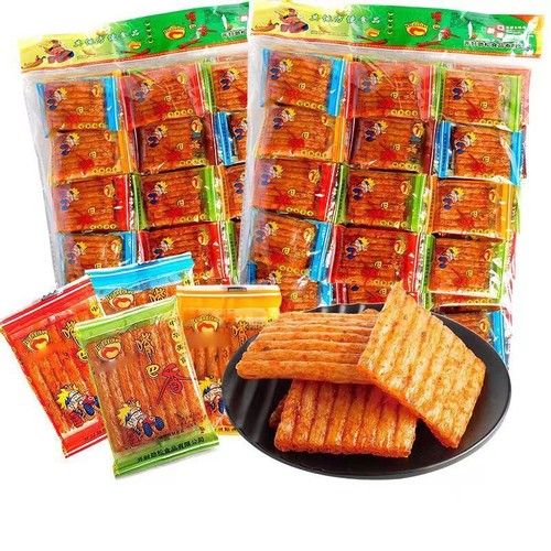 Mini paquete de 6 g * 66 bolsas Latiao desgarrado a mano gluten picante chino Latiao bocadillo comida - Imagen 6 de 8