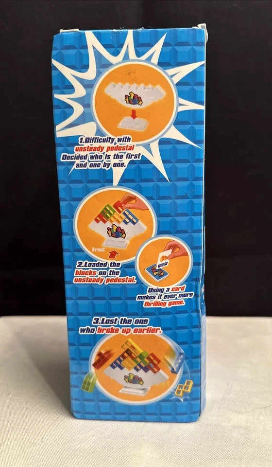 16Pcs Building Blocks Balance Puzzle Board Assembly Tetra Tower Game Stacking - Image 3 of 4