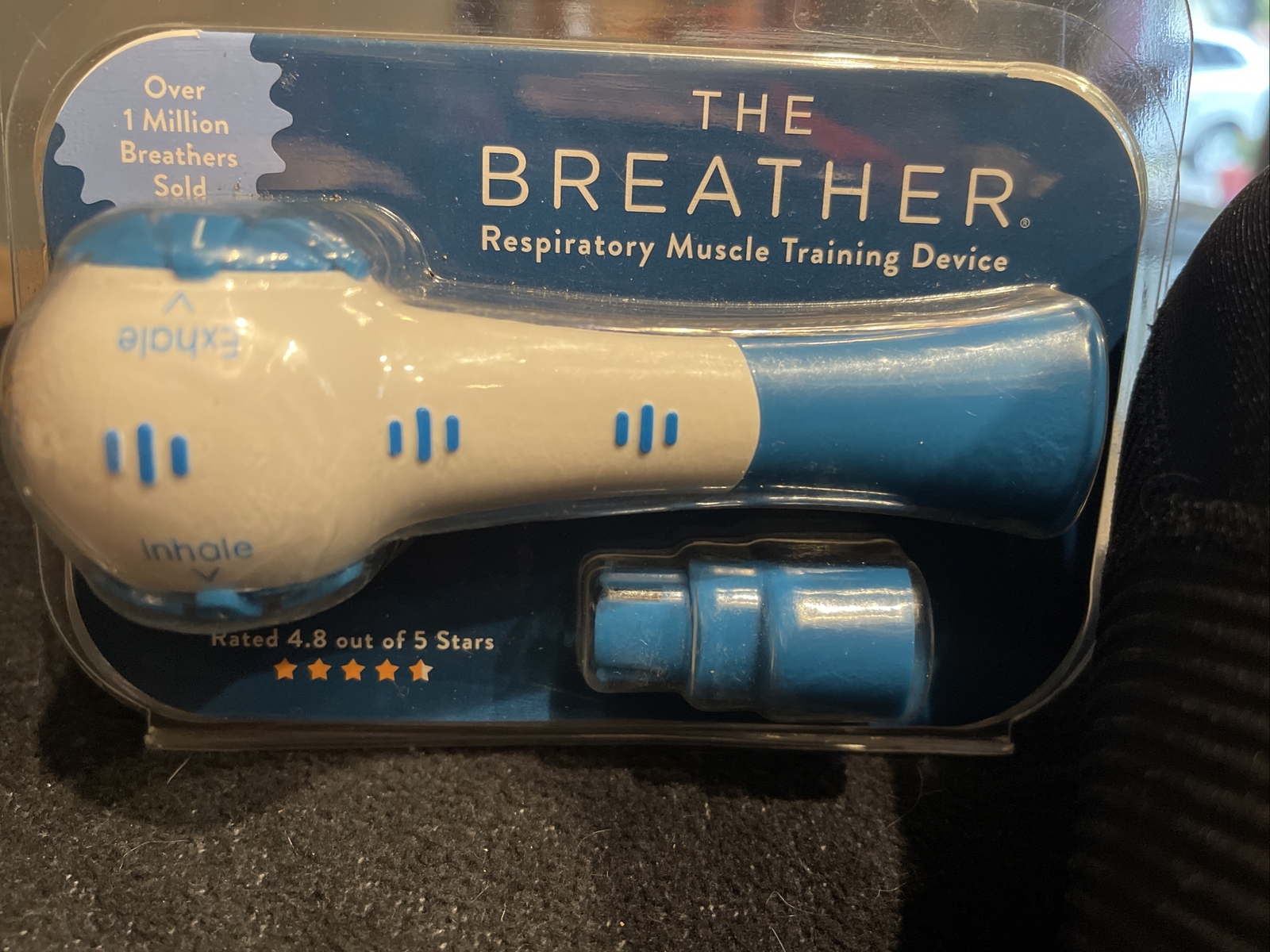 The Breather Respiratory Muscle Training Device Blue Breather Coach