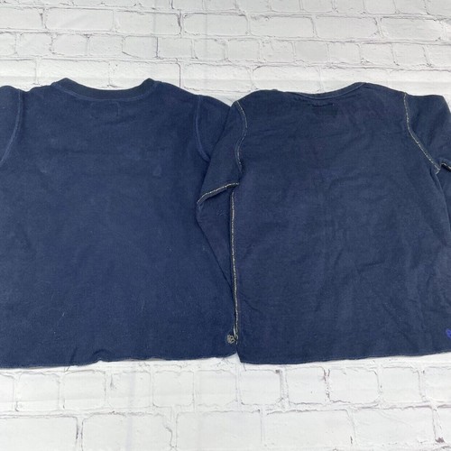Bellerose maglia top fascia bambino 6 blu navy 100% cotone - Foto 7 di 10