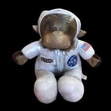 NASA Private Ham Chimp Monkey Plush Kennedy Space Center Jaag 14" Astronaut