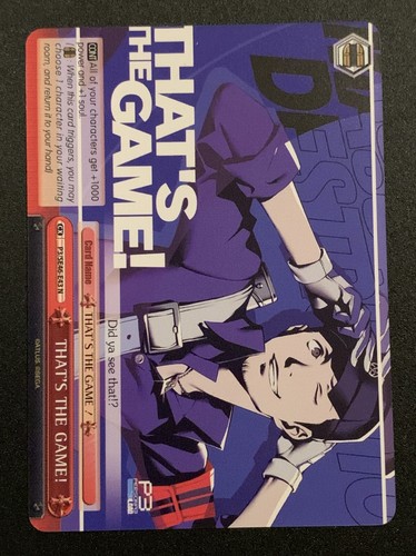 Weiss Schwarz: Persona 3 reload Premium Booster - Normal Cards - 1st Edition - Afbeelding 44 van 61