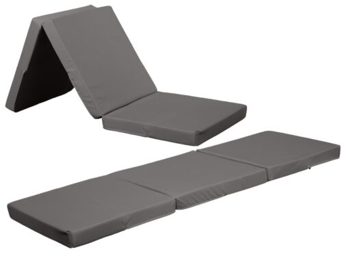 Colchón plegable cama Z reposapiés adulto puf silla y cama para dormir - Imagen 31 de 34