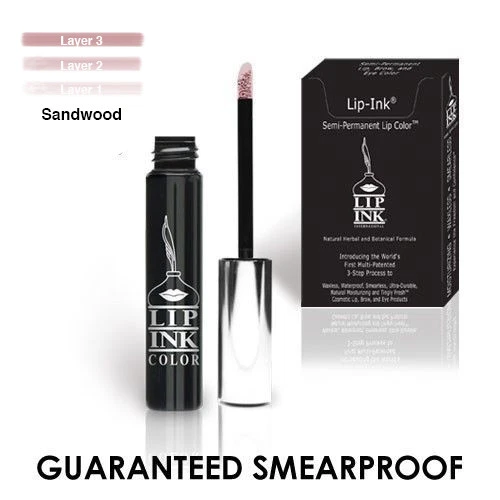 LIP-INK® Organic Vegan 100% Smearproof Trial Lip Kit - Sandwood