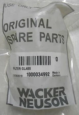 1000034992 Wacker Neuson Filter Glass Plastic Reservoir