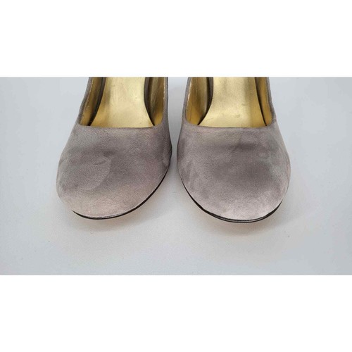 Nine West Gray Suede Leather High Heels Women's 11 - Picture 6 of 17