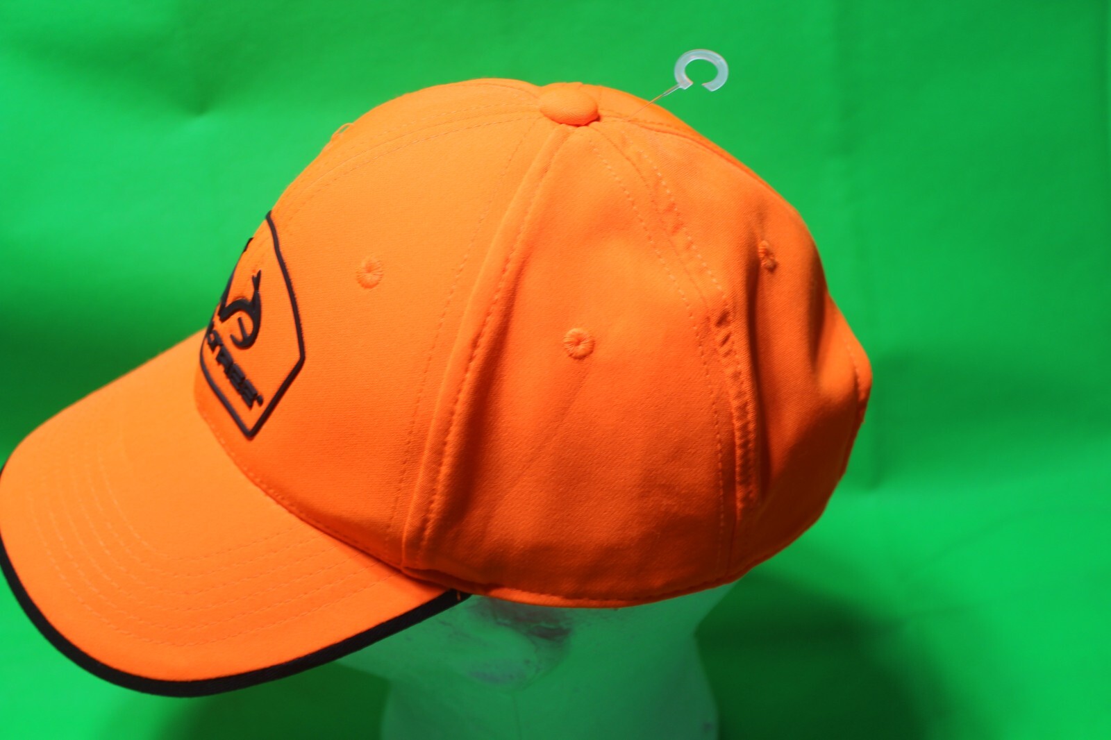 Realtree Hunters Orange Adjustable Hat Cap Black Embroidered Logo