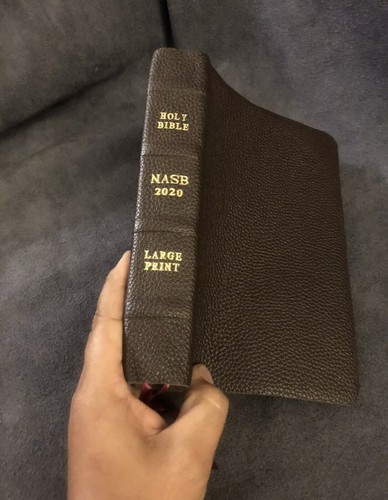 NASB 2020 Reference Bible New American Standard Brown Leather | eBay