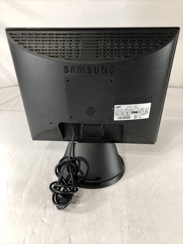 Vintage Samsung Syncmaster 173S 17" LCD Monitor w Power Cable - Picture 4 of 5