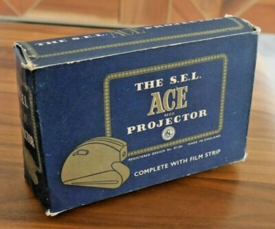VINTAGE S.E.L. ACE BEAMER * NUR LEERKARTON * 50er Jahre MADE IN ENGLAND M846