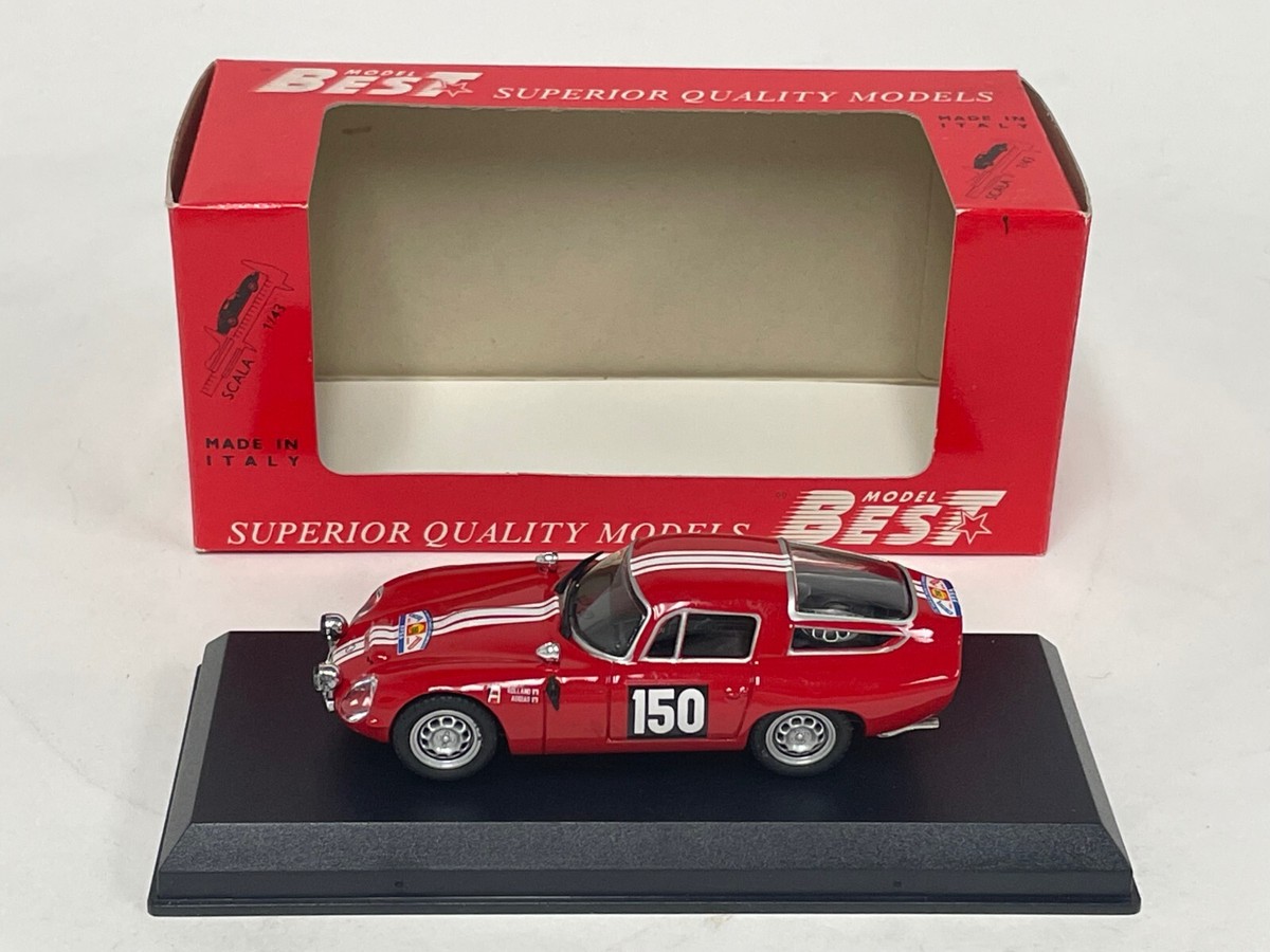 1/43 Best Model Alfa Romeo TZ1 car #150 from 1964 Tour de France