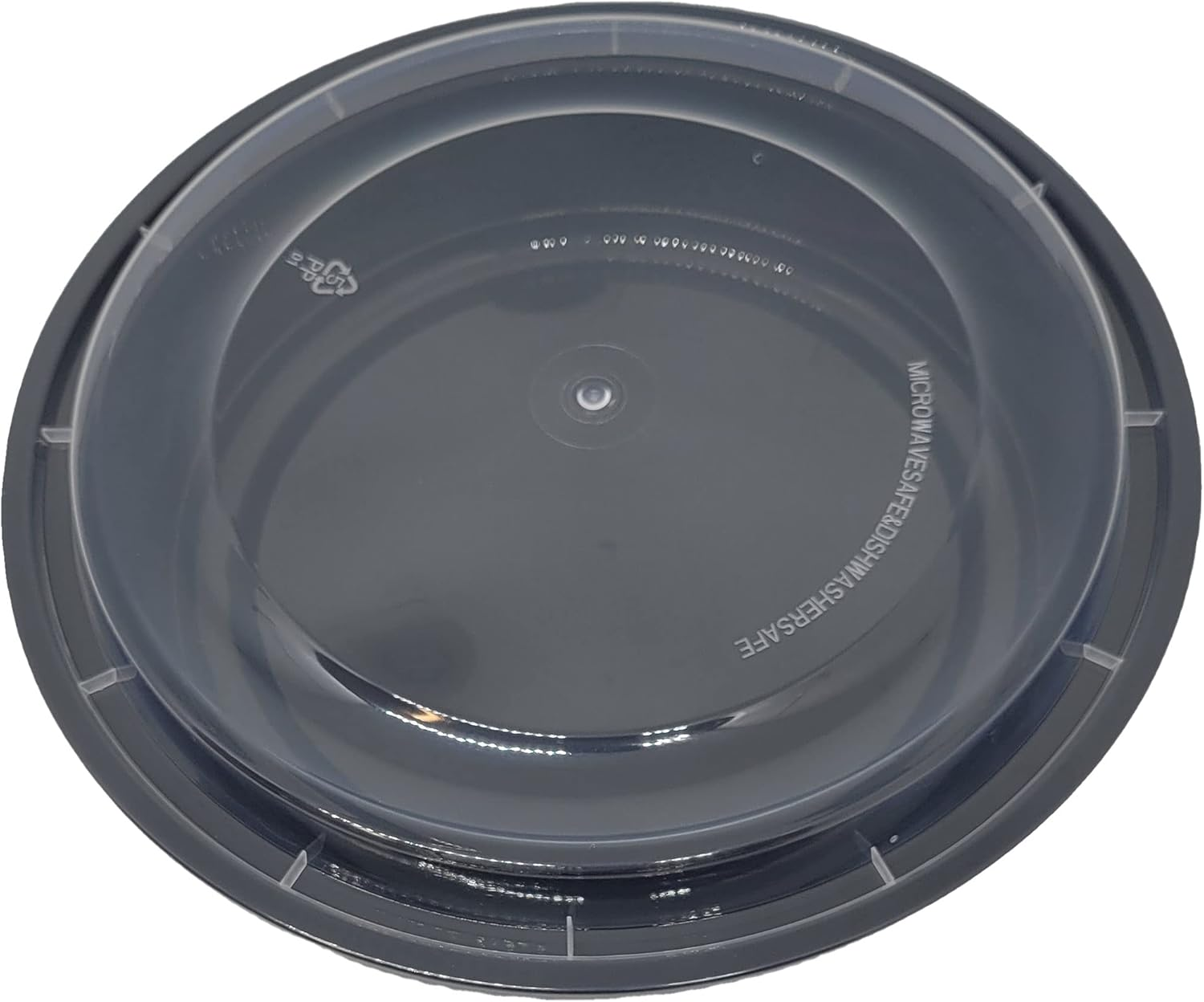 48 Oz round Food Containers Meal Prep Microwavable Reusable Plastic BPA Free Big