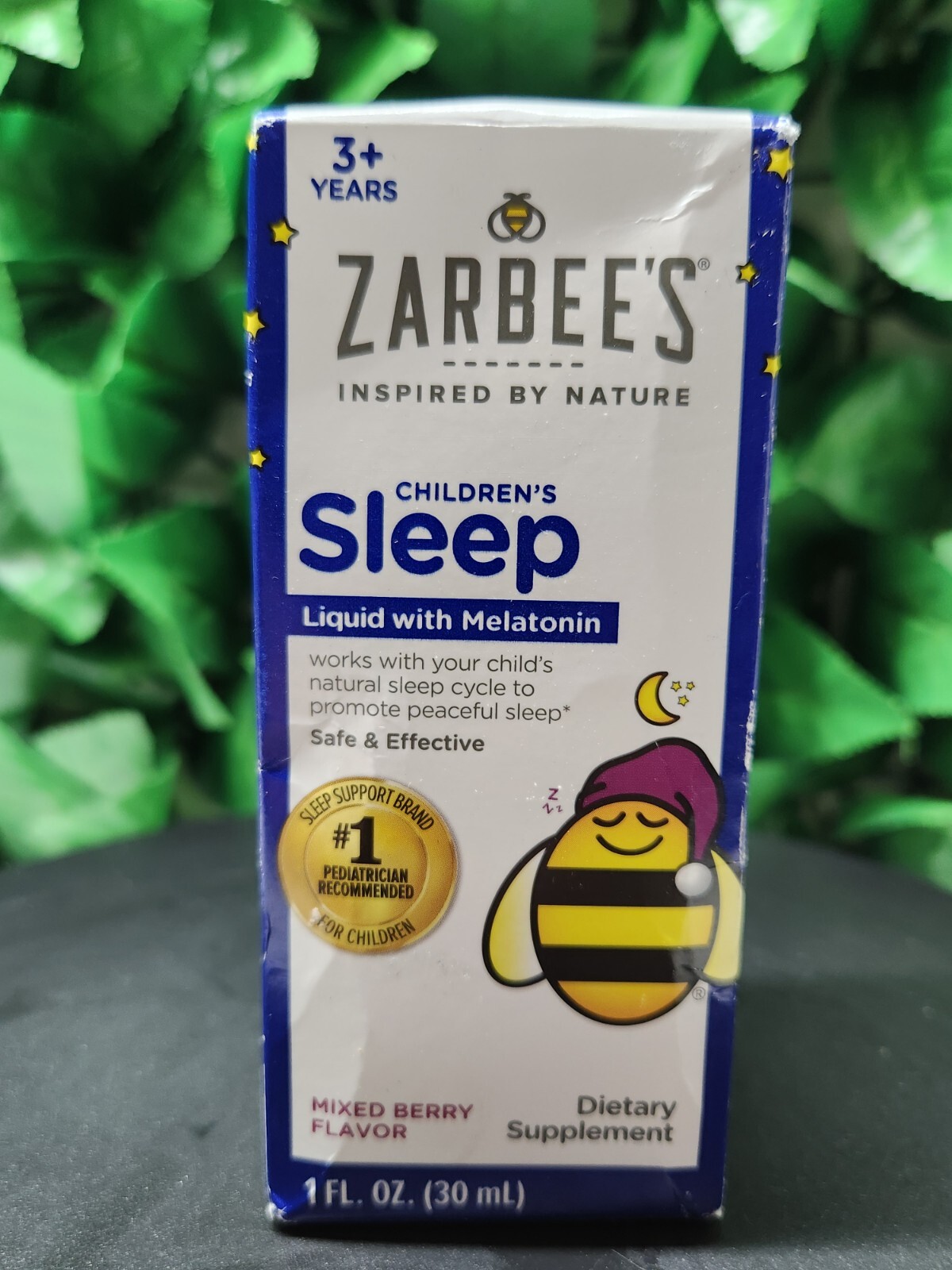 Zarbee's Naturals Children's Sleep Liquid with Melatonin 1 fl oz EXP