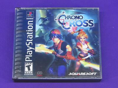 Chrono Cross Black Label Sony Playstation 1 PS1 - Complete Squaresoft