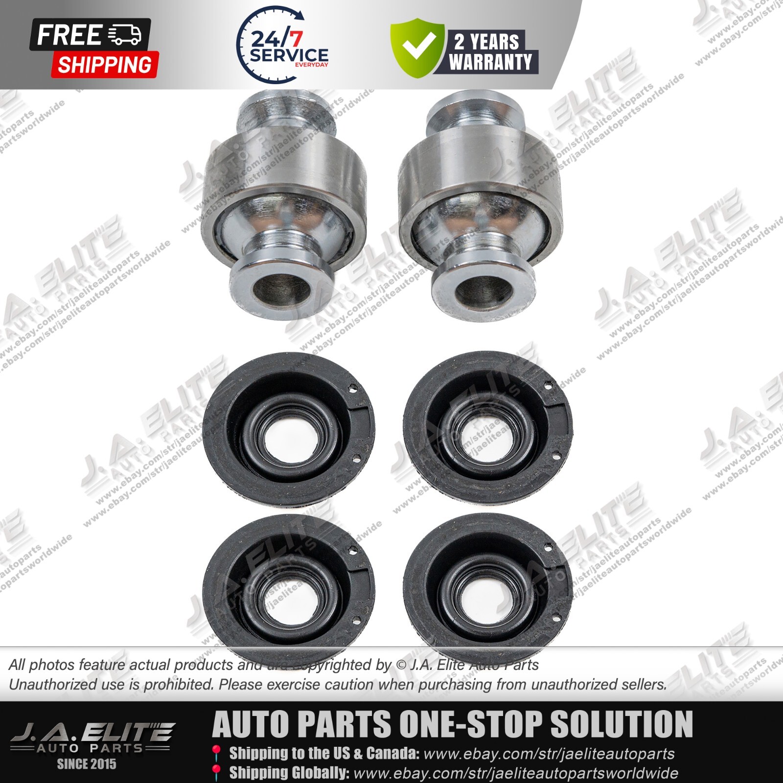 6pcs Upper Control Arm Ball Joint & Gaiters fit Ferrari 430 599 612 360, 203633