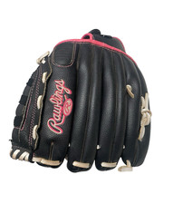 Rawlings Fastpitch Softball Glove WFP115 Black Leather 11.5 in RHT Basket Web