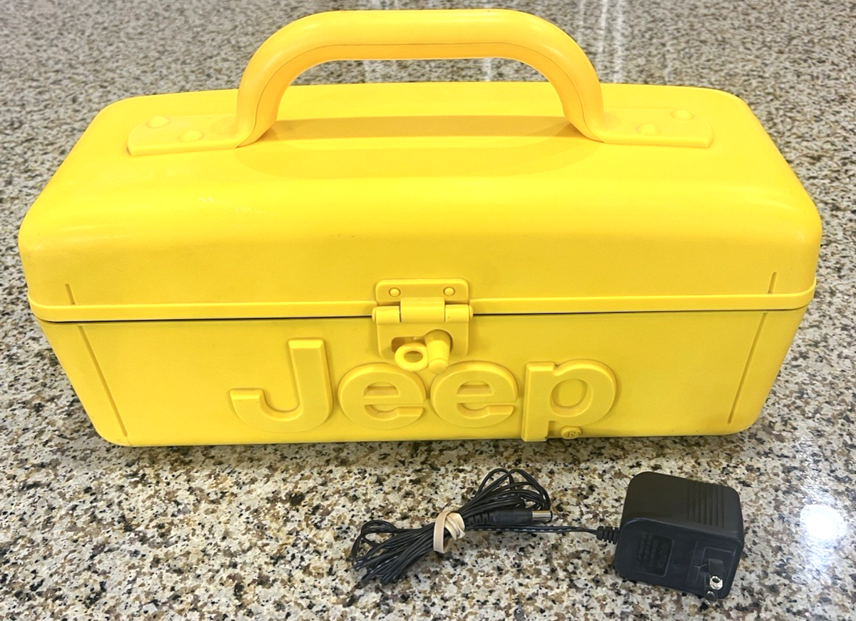 Jeep Portable Stereo CD/AM FM Radio/Cassette Player Boombox