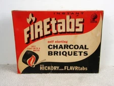 Vintage Sherwood Instant Firetabs Self Starting Charcoal Briquets Unopened Box