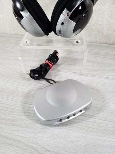 WIRELESS HEADPHONES Radio Shack Rechargeable Stereo w/ Transmitter 330 1234 - Photo 6/11