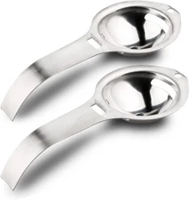 Lot of 2: Egg Yolk White Separator Kitchen Gadget Easy Divider Holder Sieve Tool