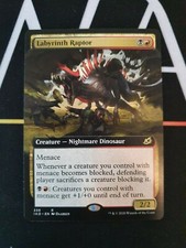 Labyrinth Raptor - Extended Art - Ikoria (Magic/mtg) Rare