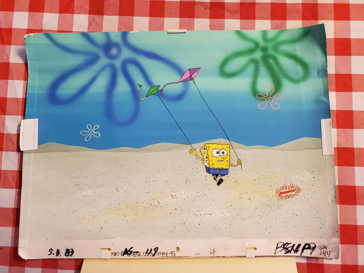 Nickelodeon Vintage SpongeBob Production Animation Key Master