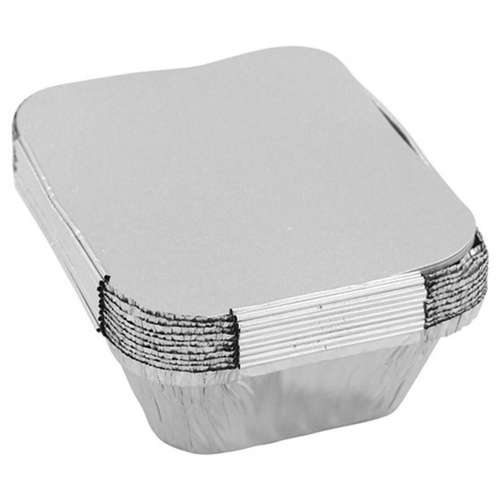 Small Foil BBQ Trays Cardboard Lids Catering Party Takeaway Food Storage 10 Pack eBay