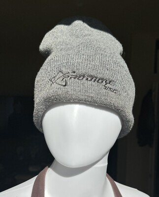 Prodigy Disc Acrylic Knit Beanie Old School Grey