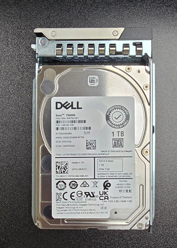 2.5 INCH SATA HDD 1TB 6GBPS - Image 2 of 4