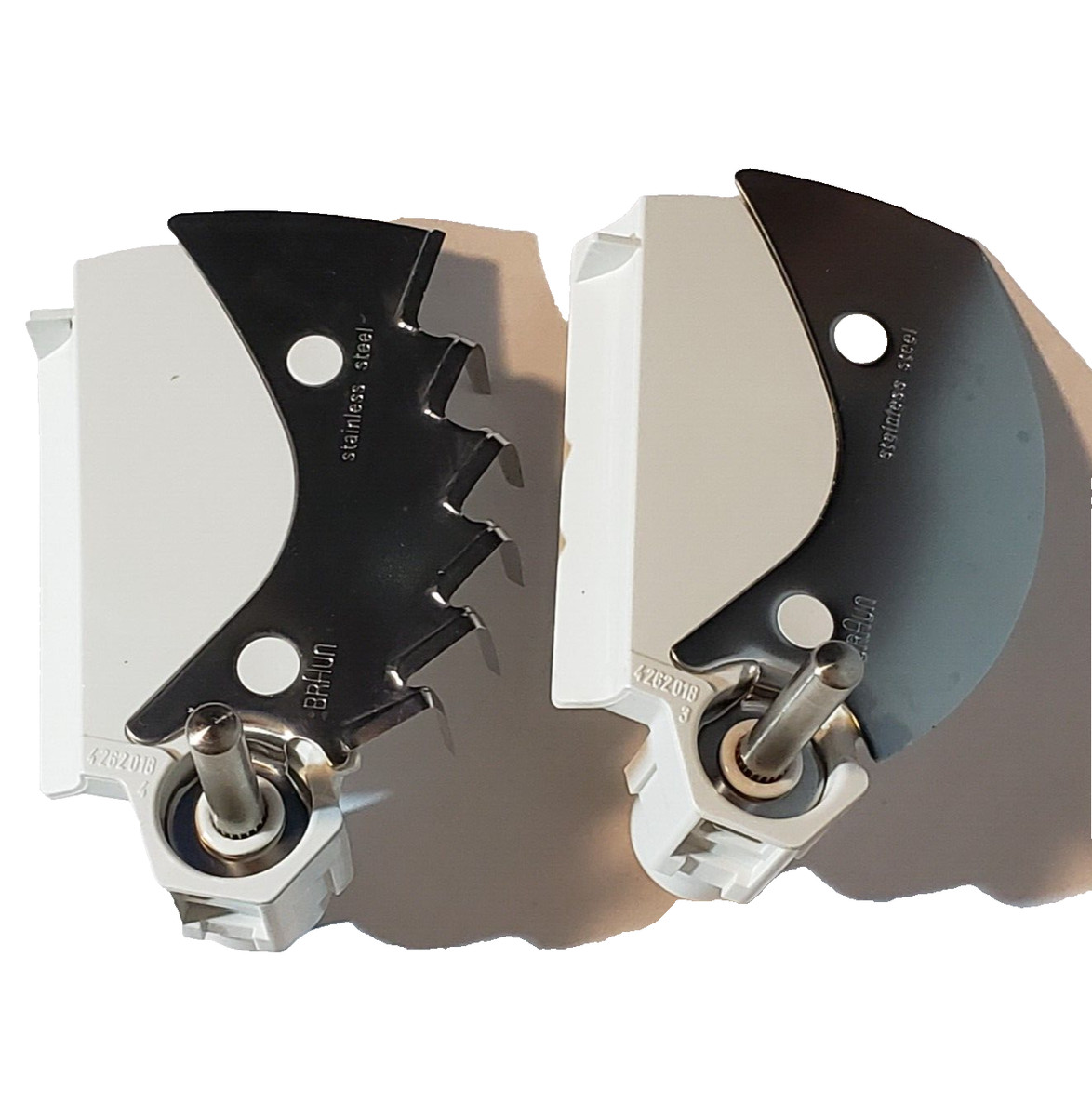 Braun Food Processor Multipractic Blades 42620184 and 42620183  