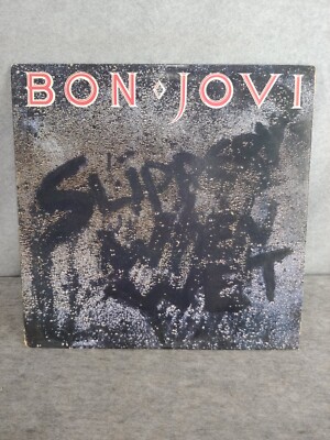 Vinyl LP 1986 Bon Jovi   Slippery When Wet Mercury   422-830 264-1M-1