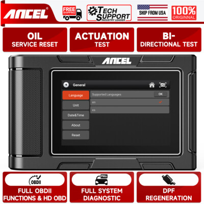 ANCEL HD3500 Pickup Heavy Duty Truck OBD2 Scanner All System DiagnosticTools DPF