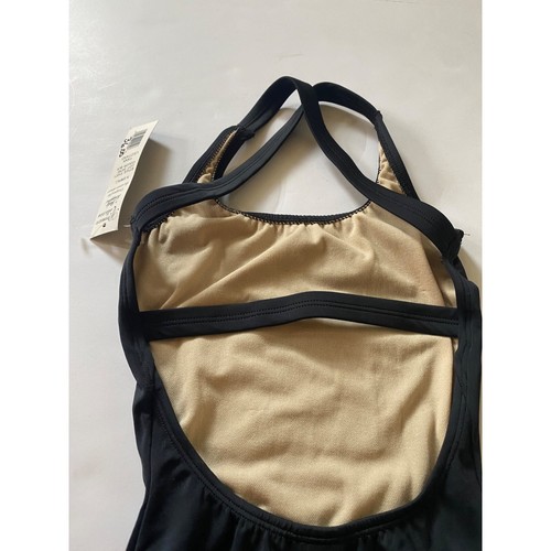 NWT Body Wrappers Black Cross Back Leotard Adult XS P1071 - Picture 6 of 6