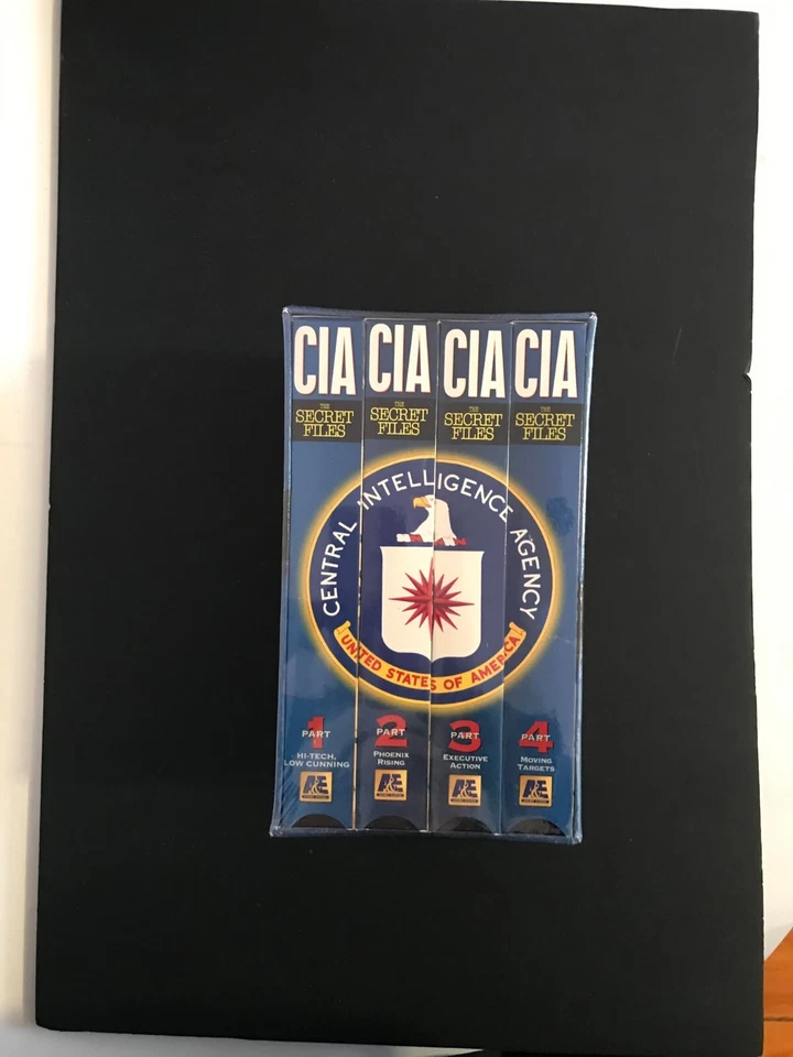 SEALED CIA: The Secret Files Deluxe Boxed Set VHS A&E 4 Volume Set NEW - Image 3 of 4