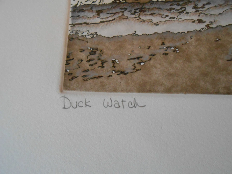 Sueellen Ross Duck Watch hand colored print 24/350 1991 - Image 3 of 4