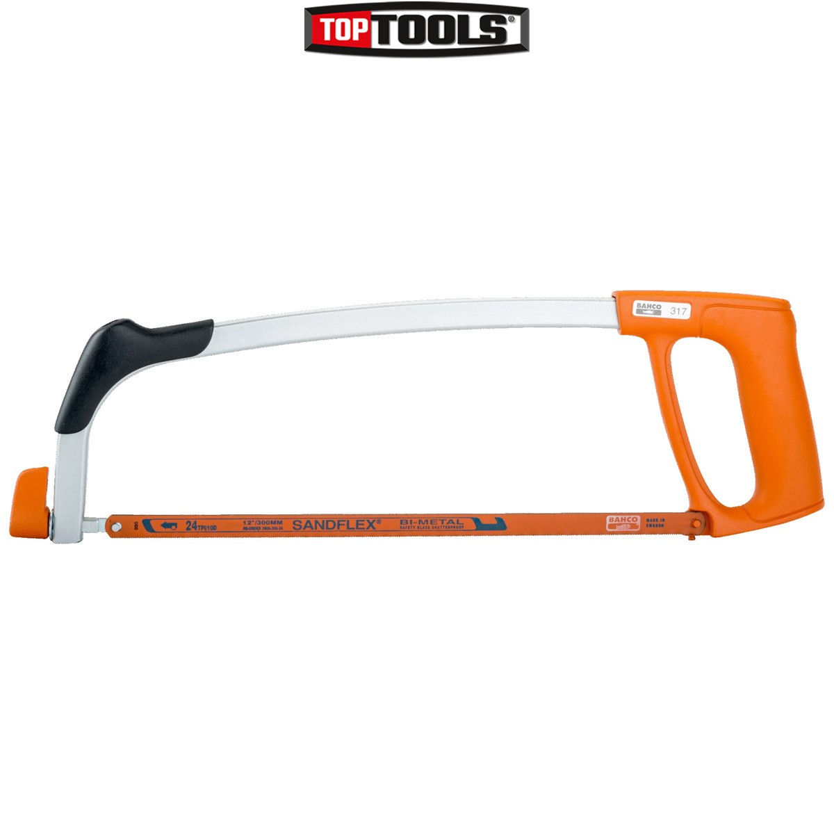 Bahco 317 Hand Hacksaw Frame 300mm (12in) - Image 6