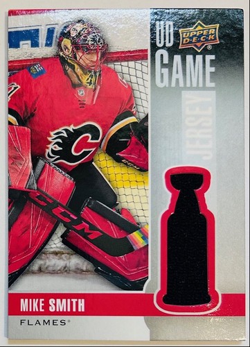 2019-20 UPPER DECK UD GAME JERSEY MIKE SMITH CALGARY FLAMES #GJ-MS
